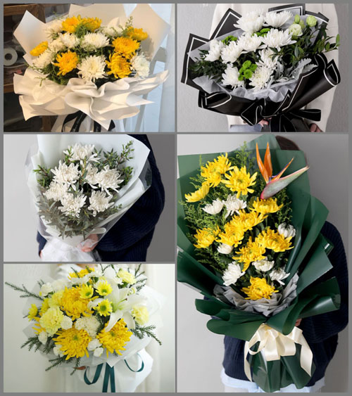 湖北孝感市应城市陈河镇周余村白事花束代送